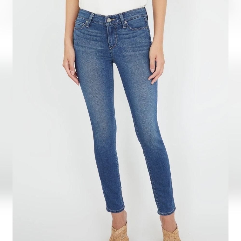 PAIGE Skyline Ankle Peg Stretchy Jeans Size 29